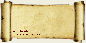 Bojin Adamović vizit kartica